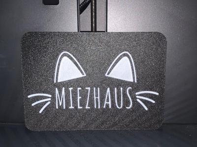Lustiges Schild: Miezhaus