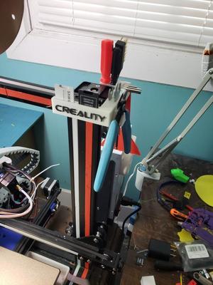 Ender 3 dual z tool rack