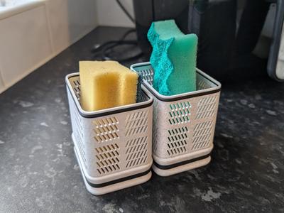 Sponge Holder (Narrow) & Drip Tray
