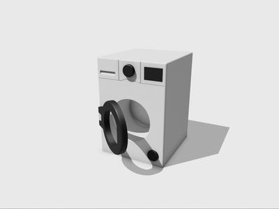 Miniature Samsung washing machine