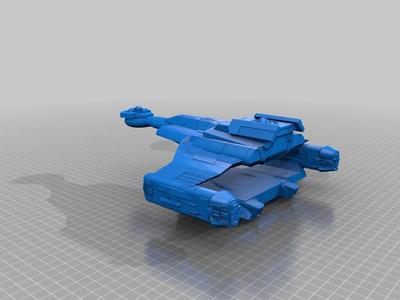DC Comics Late 23rd Century Romulan Warbird Moonhawk