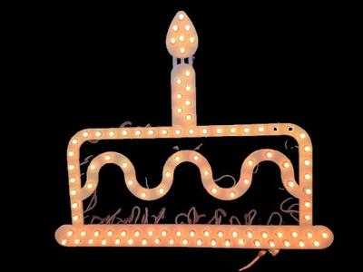 Pixel Birthday Cake Prop