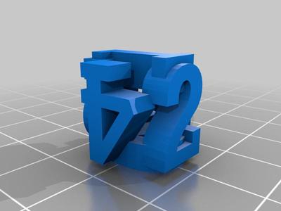 Dice / Die Using Only the Numbers as Faces