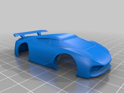 1/64 scale RC car shell for Rapid Racers RC