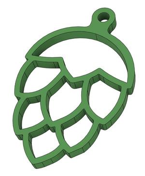 Hops Keychain