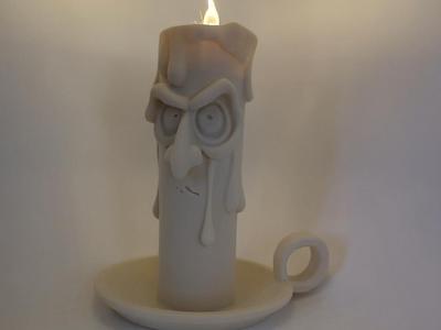 Melting Character Candle with LED Tealight Holder