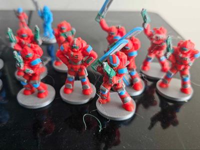 Supportless Space Soldiers Pre-Painted