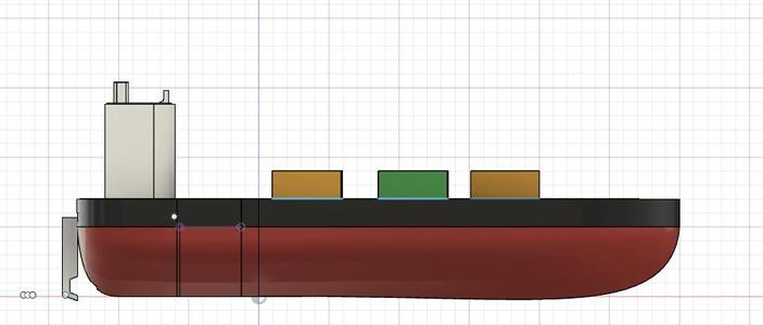 RC CargoShip/RC Frachter
