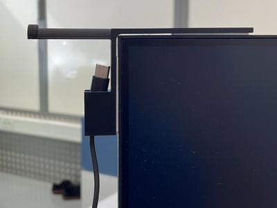 Monitor Headset Holder with Charging Cable