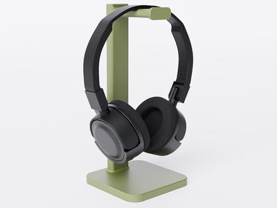 Headphone desk stand