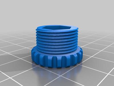 Thread reduction 5/8" to M6 nut for Microphone stands e.g.