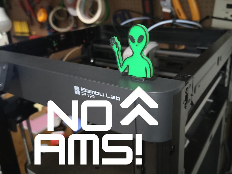 Bambu lab P1P/P1S Alien Accessory