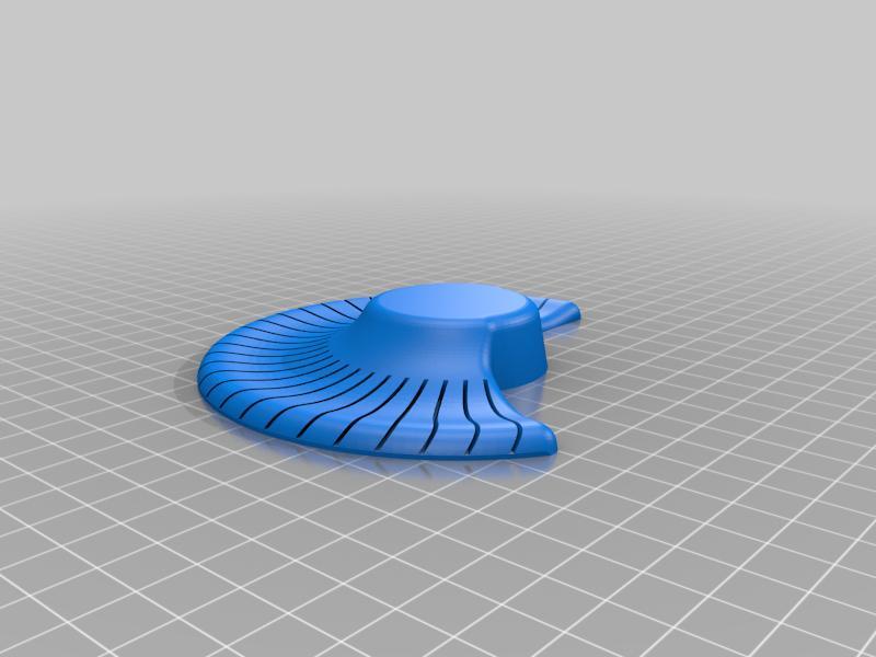 semi circular business card holder