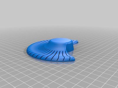 semi circular business card holder