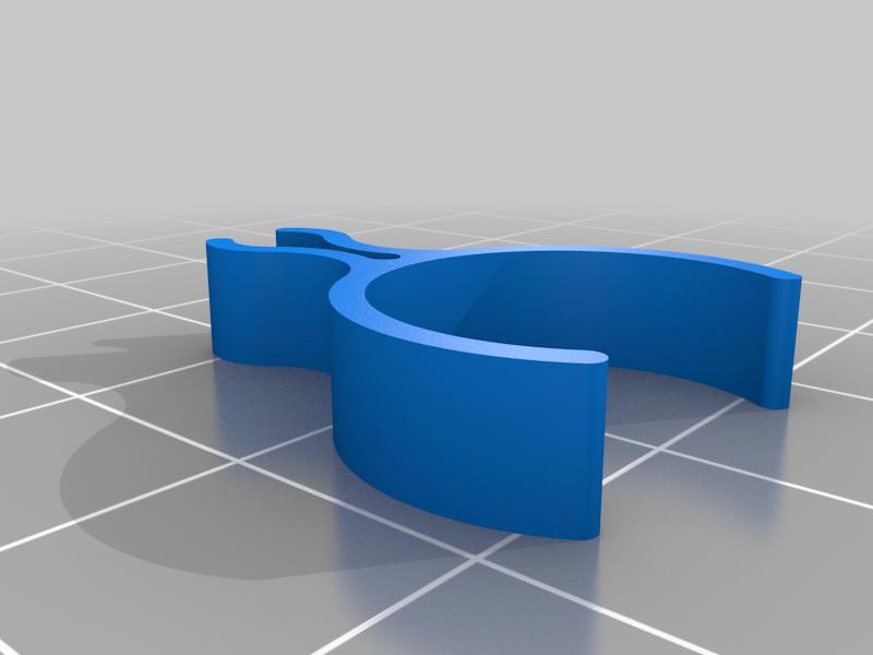 Clip Bowden Tube to Cable Harness