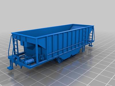 South Australian Railways HBN ballast hopper HOn3.5