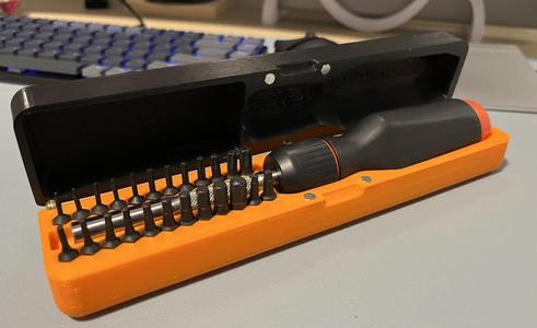 Case for LTT Screwdriver - More bit storage & LTT logo