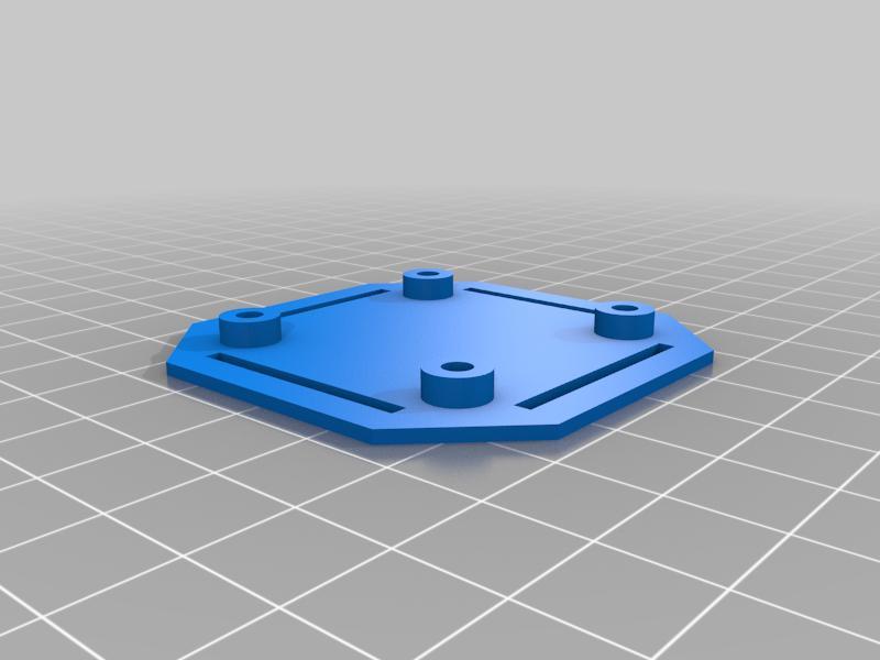 Suporte para BTT EBB42 com abas para prender fiação