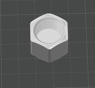 .375 FNPT Cap fitting