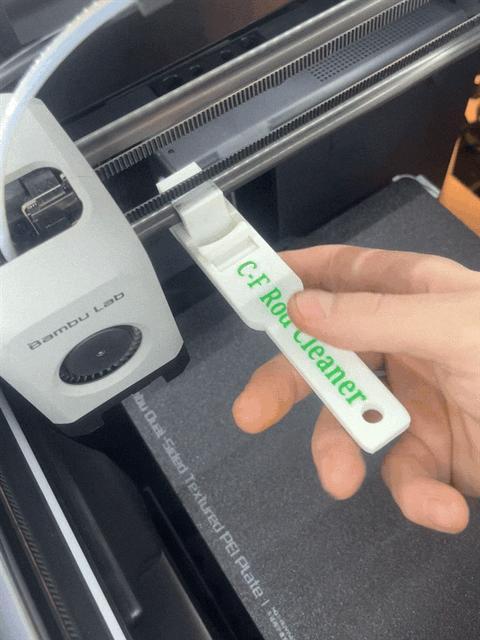 Carbon Fiber bigger hands Rod Cleaning tool