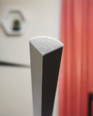 Cap / plug for angular LED profiles.