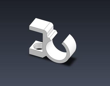 Desk cable management clips