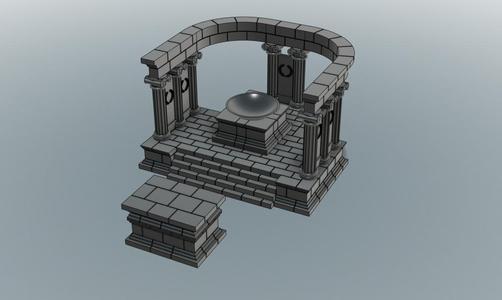 Fantasy Temple terrain