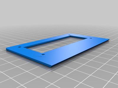 LCD 1602 Display Frontplate Cover