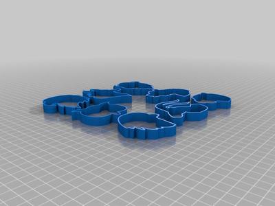 Wood Badge Critter Cookie Cutters