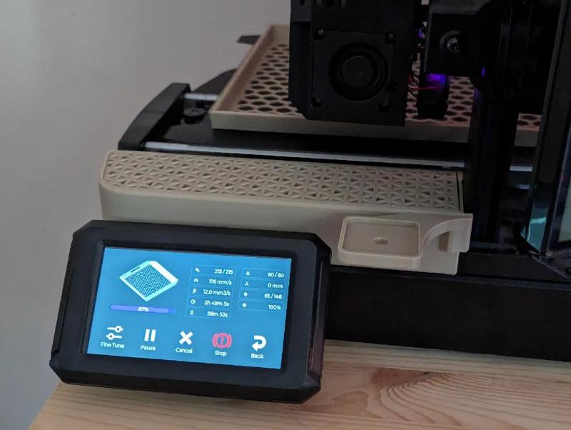 Ender 3 v3 KE Nebula tab landscape side mount   