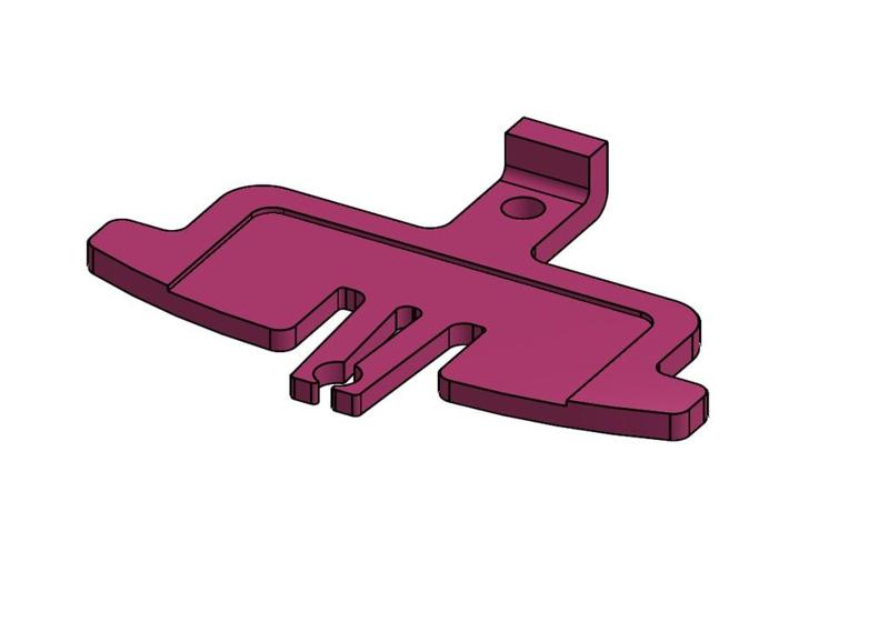 Shimano 4 piston brake guard for transport