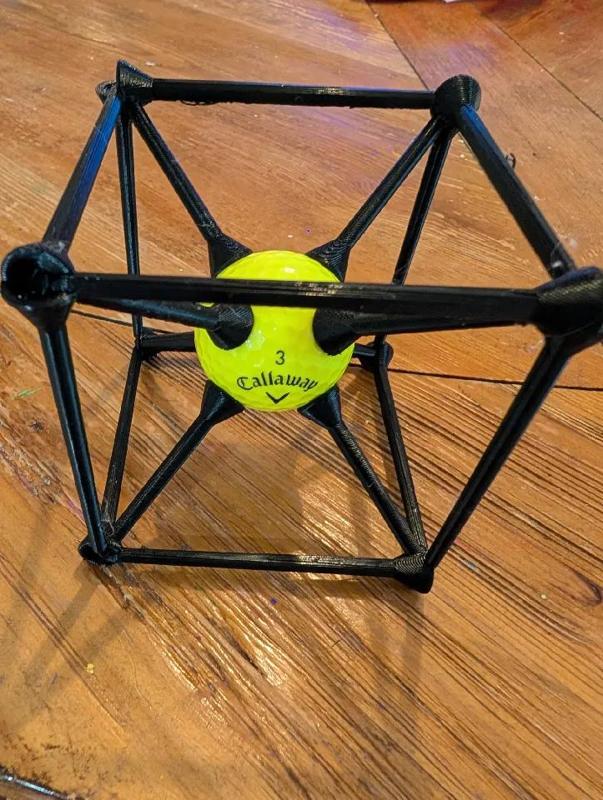 Floating Golf Ball Cube   