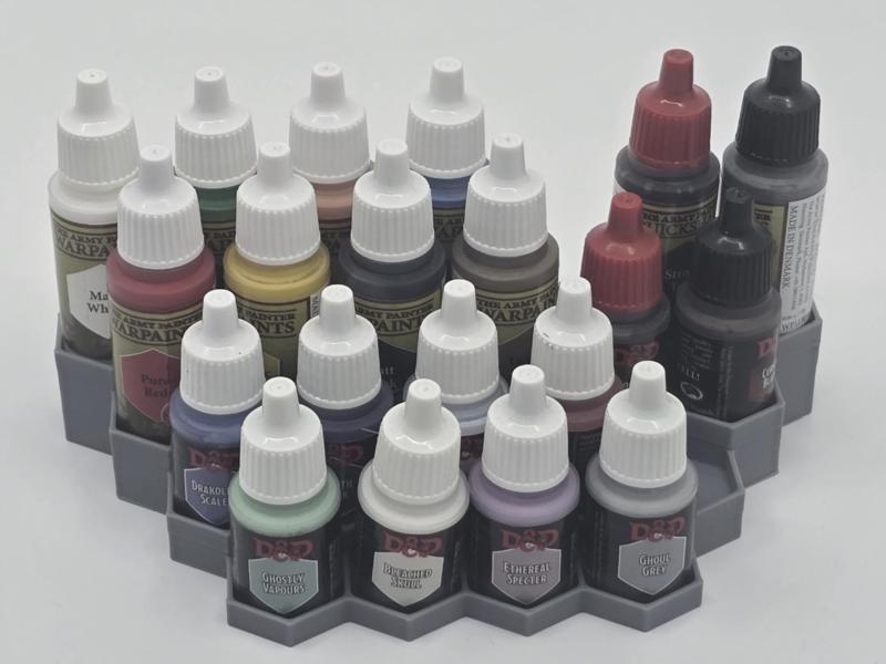 Hexagonal Paint organizer