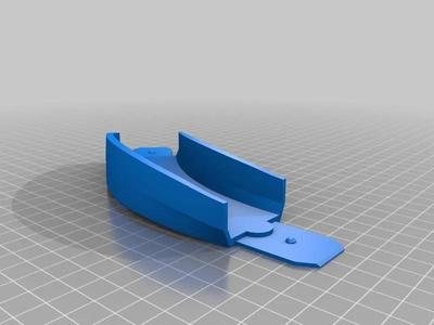 Hot Wheel Track 45 deg Turn, 5 deg Bank w/ Improved Joiner (100mm, 150mm, 200mm Radius)   