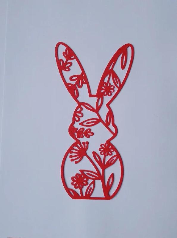 Easter bunny - wall art   