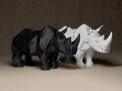 Rhino Decor Figurine   