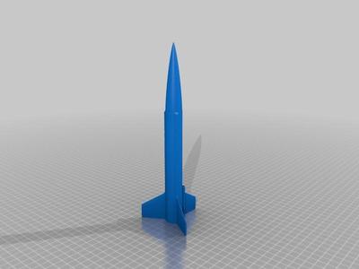 Flyable Rocket with 18mm Motor Mount.
