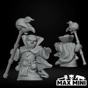 Halfling Adventuring Masked Sorcerer