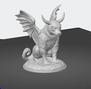 Winged Guardian Beast   