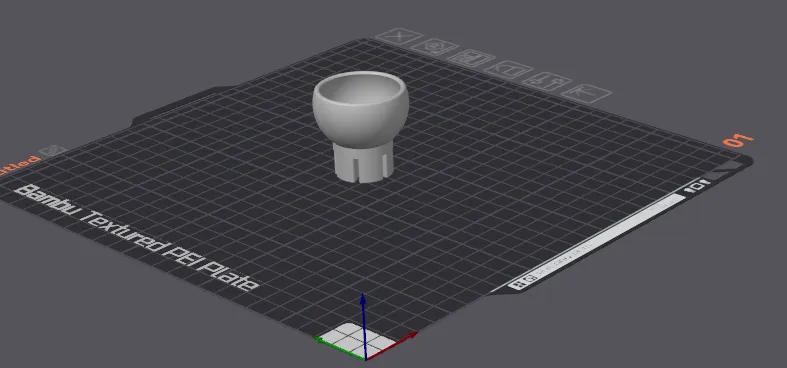 Bambulab X1/P1 taller anti-vibration feet   