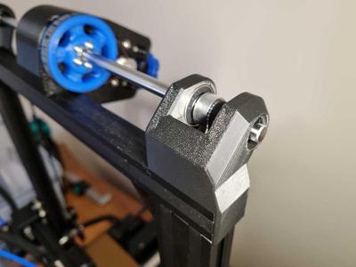 Ender 3 Belted Z - Beefier Brackets Reinforced