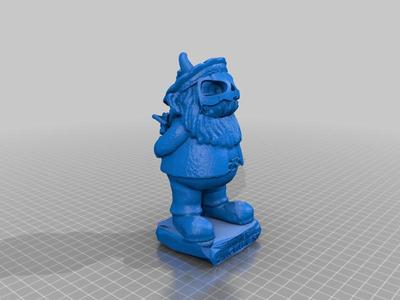 Halloween Art Trophy Gnome