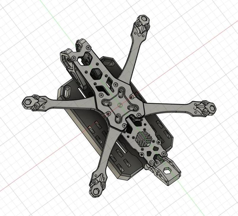 Support BackPack SpeedyBee Master 5 V1 Airsoft Phen X Frame   