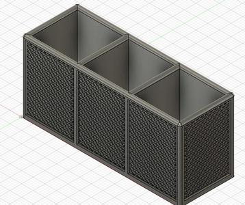 Utensil Holder 6.8" X 2.4" X 3"   