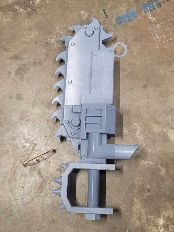 Space Ork Huge Choppa Cosplay Prop