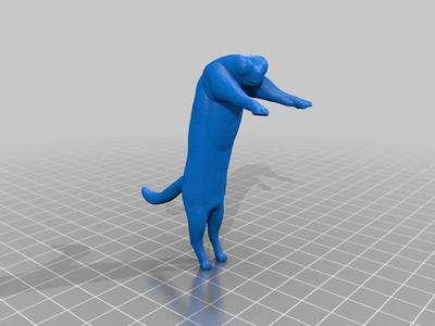 Fred the Frog but he's also Long cat