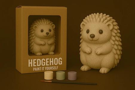 Hedgehog – Paint-It-Yourself   