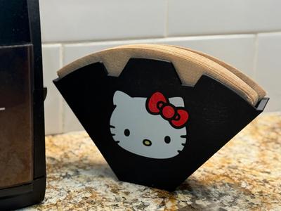 Hello Kitty Coffee Filter Holder
