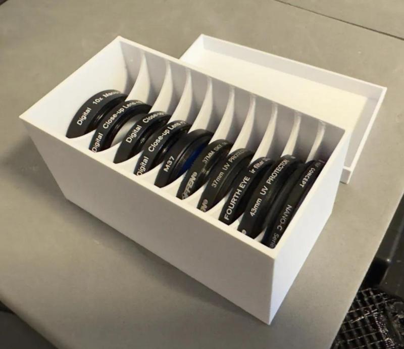 Lens Filter Storage Case   