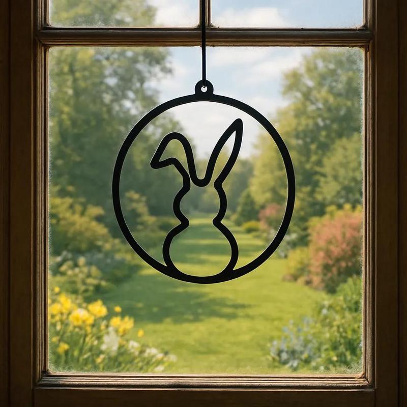 Simple Easter Window decoration   